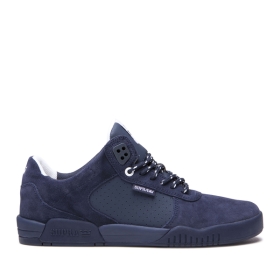 Mens Supra Low Top Shoes FULTON Navy/navy | AU-55668